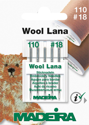 MADEIRA Wool Lana Sticknadel