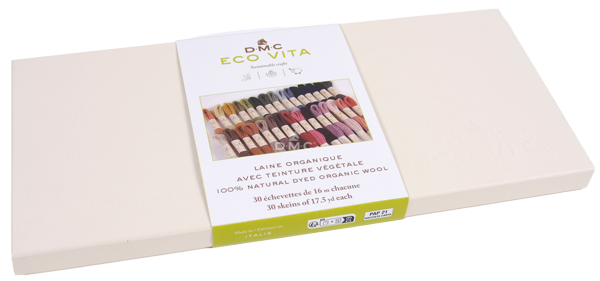Eco Vita Organic Wool Box mit 30 Farben