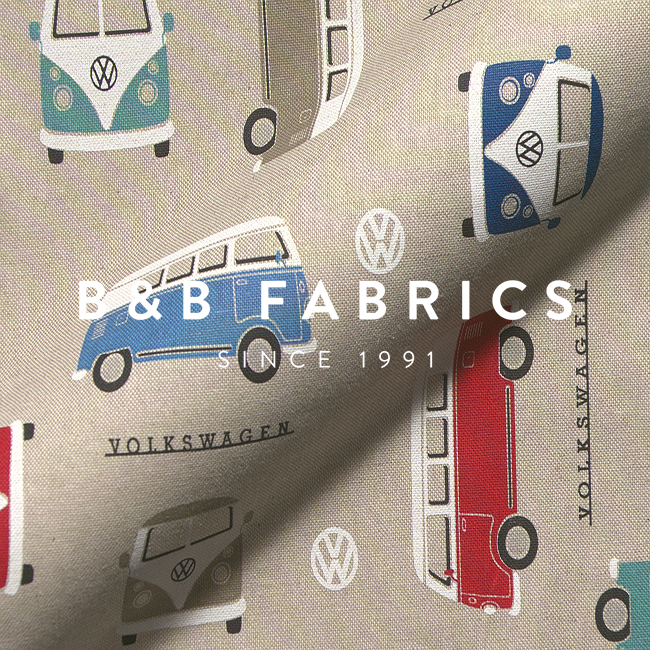 Halbpanama VW-Bus Leinenlook | B&B Fabrics