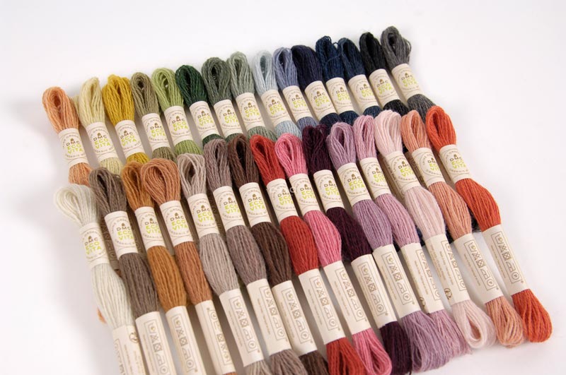 DMC Eco Vita Organic Wool Sortiment mit 30 Farben